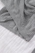 Wrap V Neck Waffle Sweater